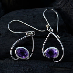 Amethyst-Middle-Eastern-Luna-Solitaire-Dangle-Purple-Silver-Earring