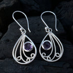 Amethyst-Russian-Yasmin-Solitaire-Dangle-Purple-92.5-Silver-Earring