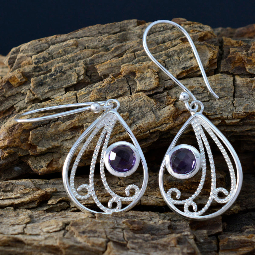 Amethyst-Russian-Yasmin-Solitaire-Dangle-Purple-92.5-Silver-Earring