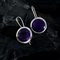 Amethyst-Italian-Freya-Solitaire-Dangle-Purple-Silver-Earring
