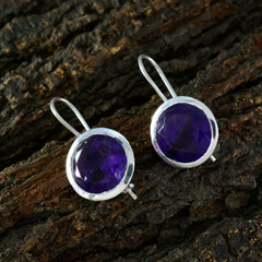Amethyst-Italian-Freya-Solitaire-Dangle-Purple-Silver-Earring