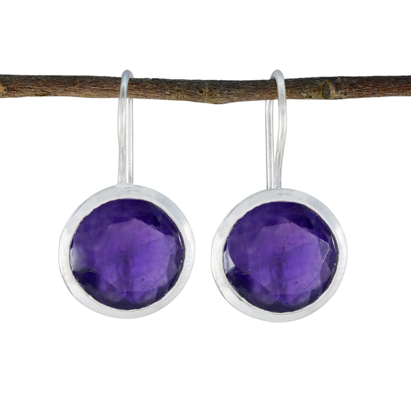 Amethyst-Italian-Freya-Solitaire-Dangle-Purple-Silver-Earring