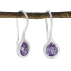 Amethyst-Latin-American-Hanna-Solitaire-Dangle-Purple-925-Sterling-Silver-Earring