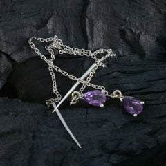 Amethyst-German-Natalie-Solitaire-Dangle-Purple-Silver-Earring