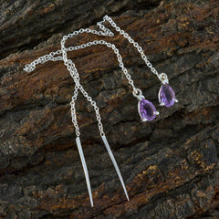 Amethyst-German-Natalie-Solitaire-Dangle-Purple-Silver-Earring