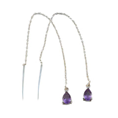Amethyst-German-Natalie-Solitaire-Dangle-Purple-Silver-Earring