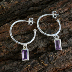 Amethyst-American-Sarah-Solitaire-Dangle-Purple-Silver-Earring
