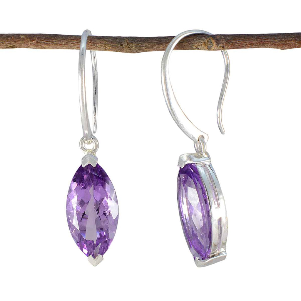 Amethyst-Egyptian-Mei-Solitaire-Dangle-Purple-92.5-Silver-Earring