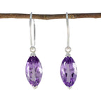 Amethyst-Egyptian-Mei-Solitaire-Dangle-Purple-92.5-Silver-Earring