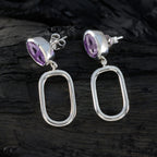 Amethyst-American-Pauline-Solitaire-Stud-Purple-Sterling-Silver-Earring