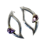 Amethyst-Middle-Eastern-Scarlett-Solitaire-Stud-Purple-Silver-Earring