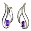 Amethyst-Mexican-Skylar-Solitaire-Stud-Purple-925-Silver-Earring