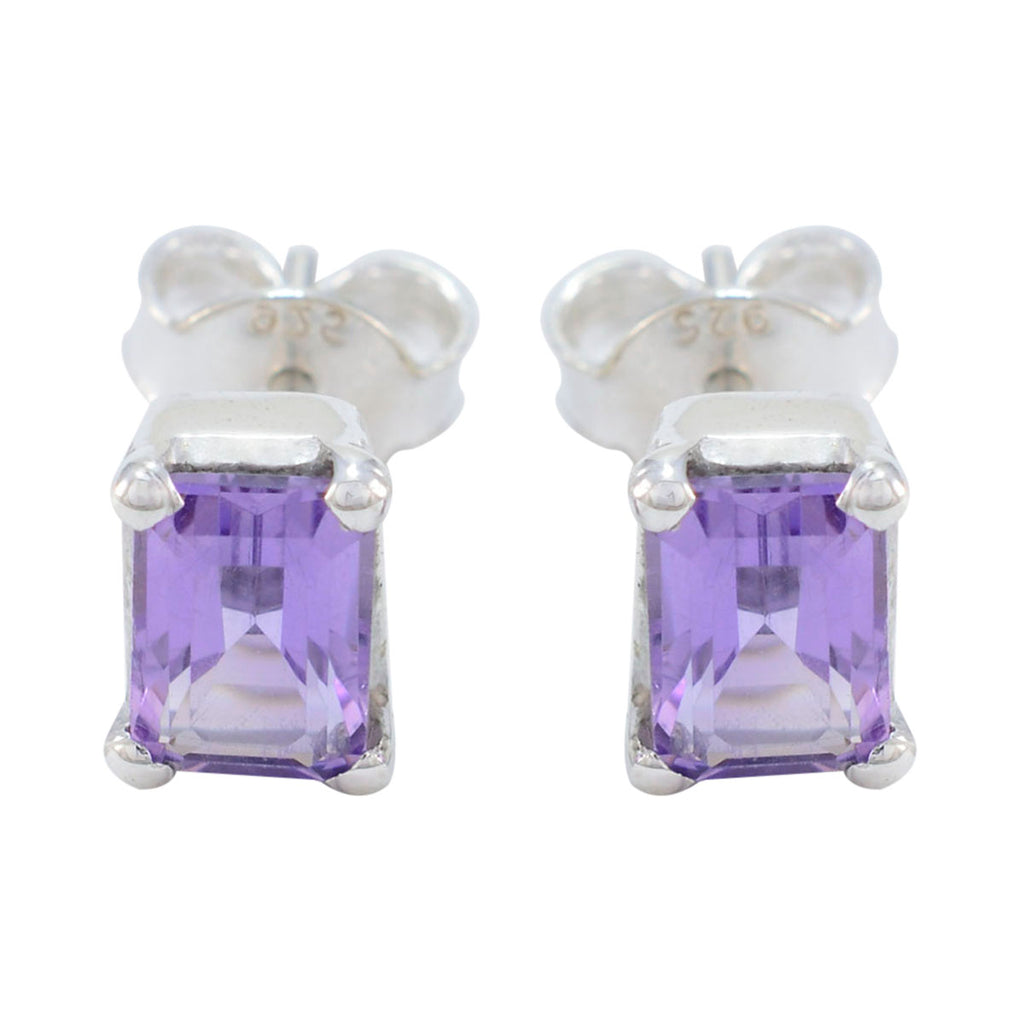 Amethyst-German-Tereza-Solitaire-Stud-Purple-92.5-Silver-Earring