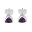 Amethyst-African-Victoria-Solitaire-Stud-Purple-Silver-Earring