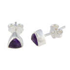 Amethyst-African-Victoria-Solitaire-Stud-Purple-Silver-Earring