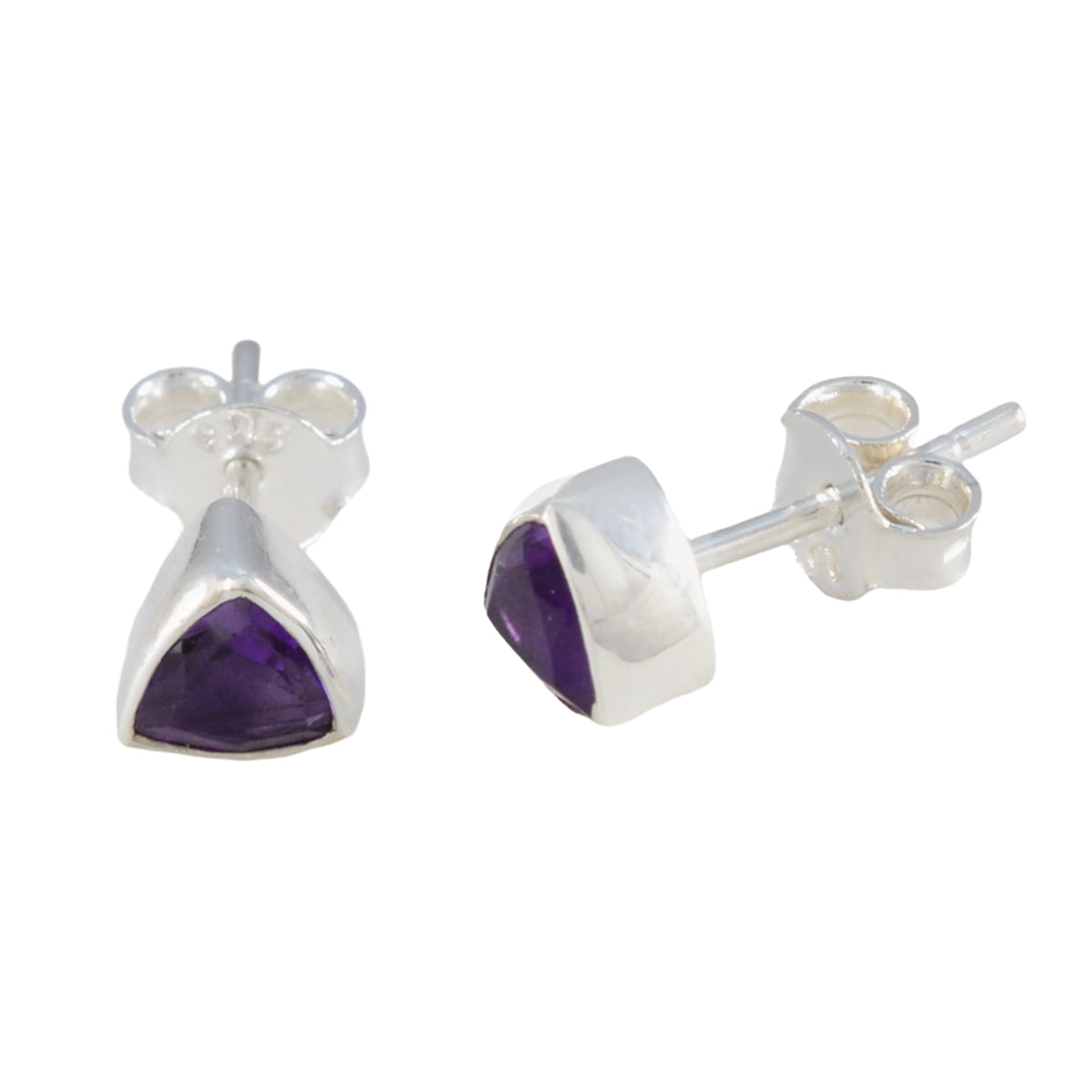 Amethyst-African-Victoria-Solitaire-Stud-Purple-Silver-Earring