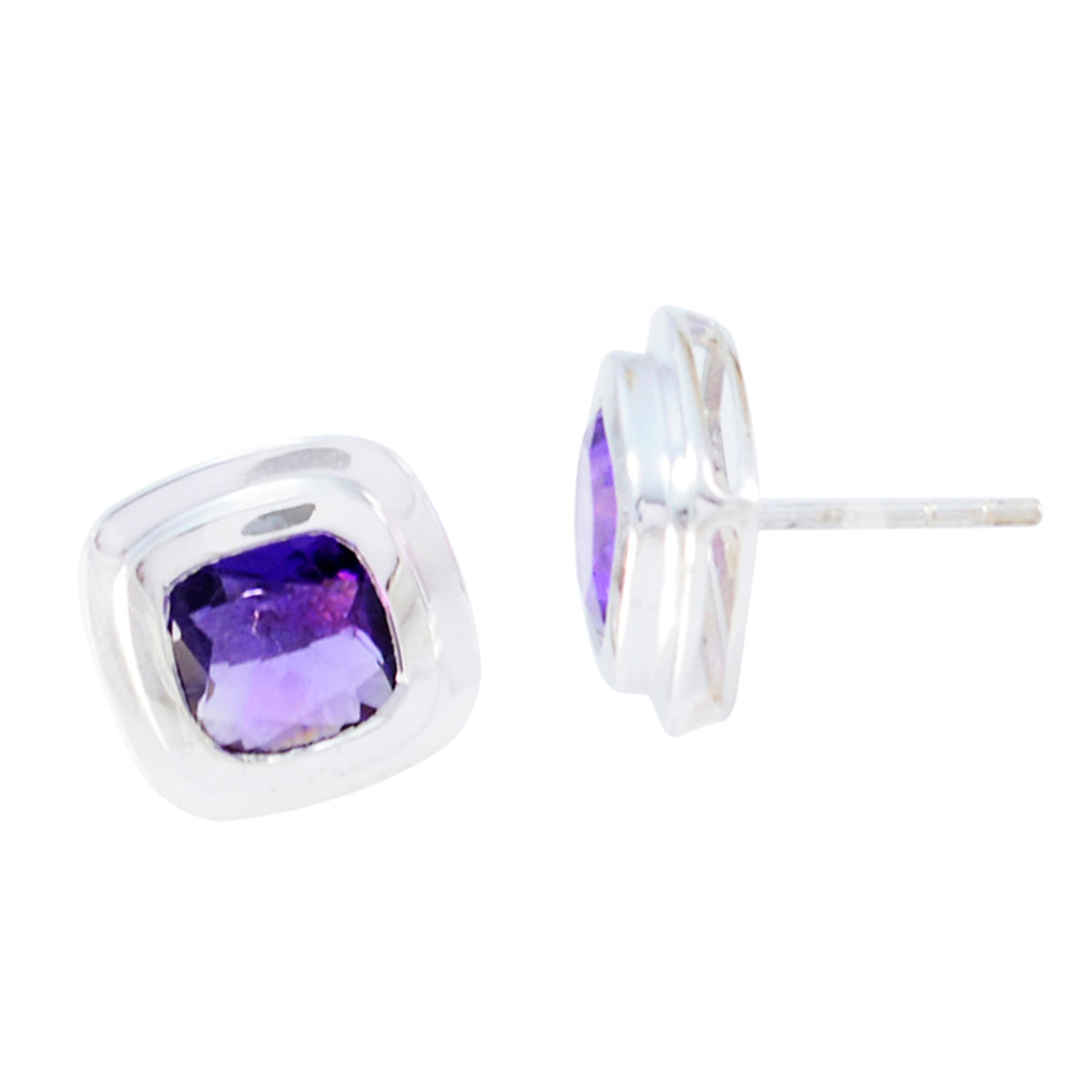 Amethyst-Middle-Eastern-Emi-Solitaire-Stud-Purple-Sterling-Silver-Earring