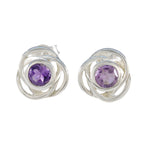Amethyst-Mexican-Eun-ji-Solitaire-Stud-Purple-Sterling-Silver-Earring