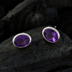 Amethyst-Australian-Ha-eun-Solitaire-Stud-Purple-Sterling-Silver-Earring