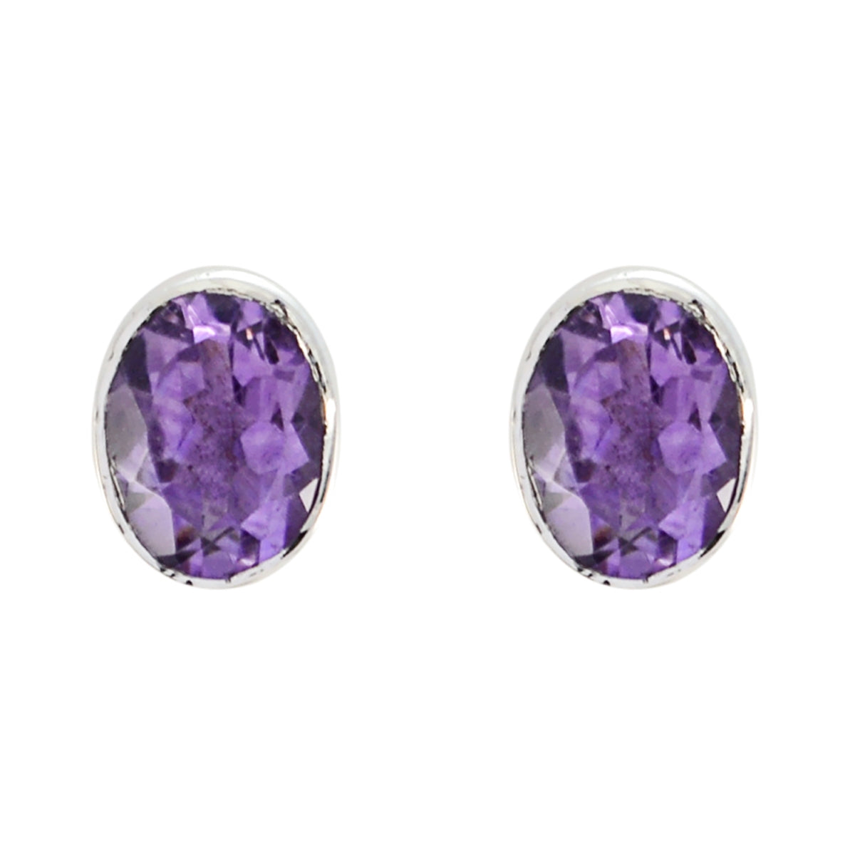 Amethyst-Latin-American-Haruka-Solitaire-Stud-Purple-92.5-Silver-Earring