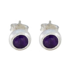 Amethyst-African-Hye-jin-Solitaire-Stud-Purple-925-Sterling-Silver-Earring
