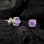 Amethyst-Russian-Jia-Solitaire-Stud-Purple-Sterling-Silver-Earring