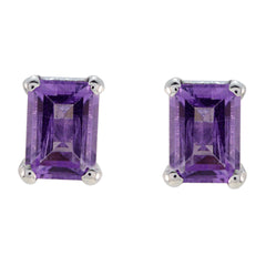 Amethyst-Moroccan-Daniela-Solitaire-Stud-Purple-925-Silver-Earring