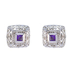 Amethyst-Moroccan-Ji-eun-Solitaire-Stud-Purple-Sterling-Silver-Earring