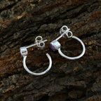 Amethyst-Latin-American-Ines-Solitaire-Stud-Purple-Sterling-Silver-Earring