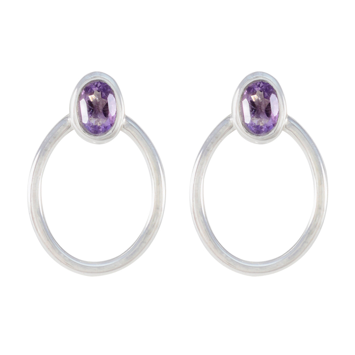 Amethyst-Italian-Nella-Solitaire-Stud-Purple-925-Sterling-Silver-Earring