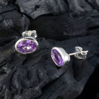 Amethyst-Egyptian-Ha-eun-Solitaire-Stud-Purple-925-Silver-Earring