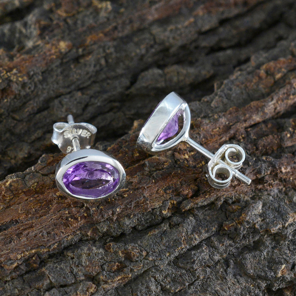 Amethyst-Egyptian-Ha-eun-Solitaire-Stud-Purple-925-Silver-Earring