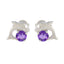 Amethyst-American-Lourdess-Solitaire-Stud-Purple-Sterling-Silver-Earring