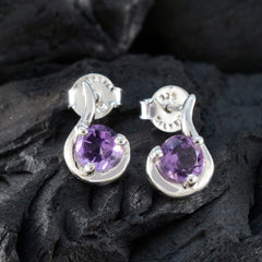 Amethyst-Japanese-Carla-Solitaire-Stud-Purple-Sterling-Silver-Earring