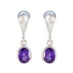 Amethyst-American-Riley-Solitaire-Stud-Purple-925-Silver-Earring