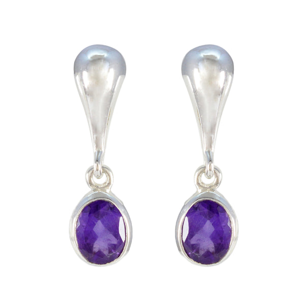Amethyst-American-Riley-Solitaire-Stud-Purple-925-Silver-Earring