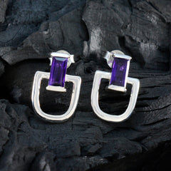 Amethyst-Mexican-Florencia-Solitaire-Stud-Purple-925-Silver-Earring