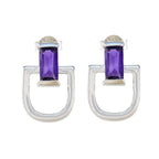 Amethyst-Mexican-Florencia-Solitaire-Stud-Purple-925-Silver-Earring