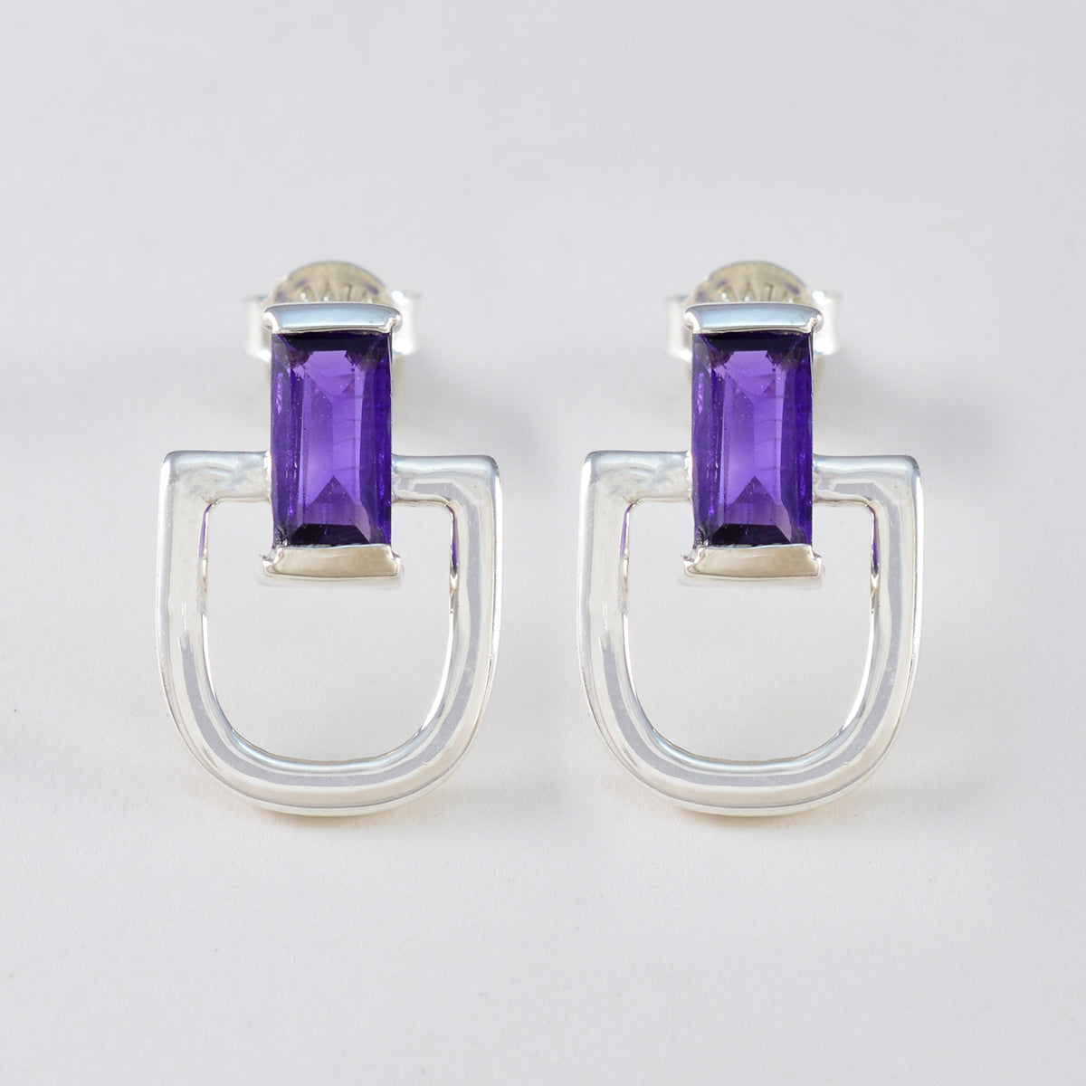 Amethyst-Mexican-Florencia-Solitaire-Stud-Purple-925-Silver-Earring