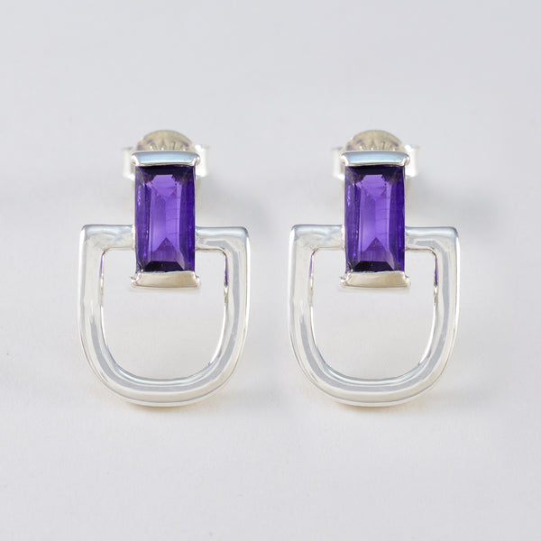 Amethyst-Mexican-Florencia-Solitaire-Stud-Purple-925-Silver-Earring