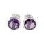 Amethyst-American-Amandaa-Solitaire-Stud-Purple-92.5-Silver-Earring