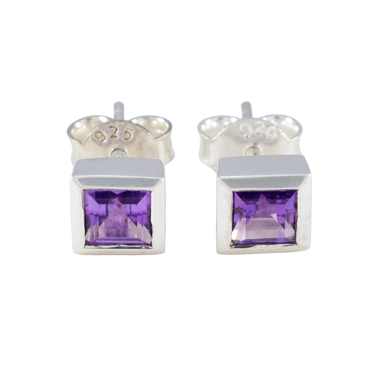 Amethyst-Latin-American-Isadora-Solitaire-Stud-Purple-Sterling-Silver-Earring