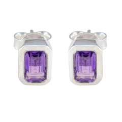 Amethyst-Egyptian-Lorena-Solitaire-Stud-Purple-925-Silver-Earring