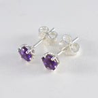 Amethyst-American-Fernanda-Solitaire-Stud-Purple-925-Sterling-Silver-Earring