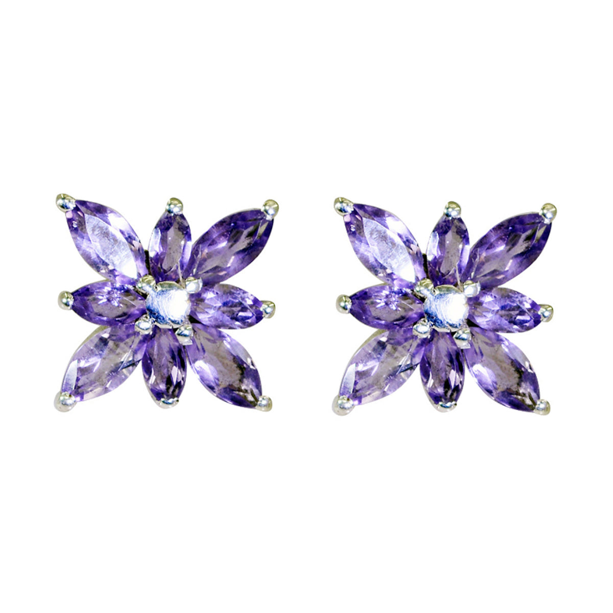 Amethyst-Middle-Eastern-Lorena-multiple-Stud-Purple-Sterling-Silver-Earring Hoofdafbeelding