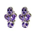 Amethyst-Mexican-Rina-multiple-Stud-Purple-925-Sterling-Silver-Earring