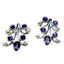 Amethyst-Spanish-Seo-yeon-multiple-Stud-Purple-925-Silver-Earring
