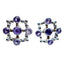 Amethyst-Australian-Lucia-multiple-Stud-Purple-925-Silver-Earring