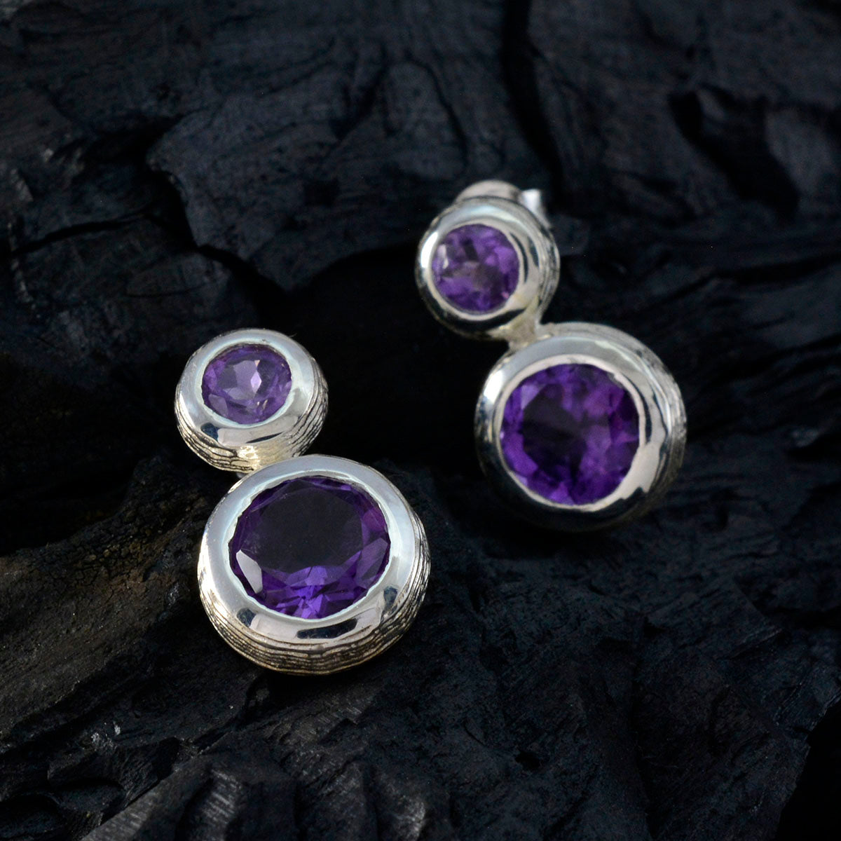 Amethyst-Egyptian-Clara-Toi-et-Moi-Stud-Purple-Sterling-Silver-Earring