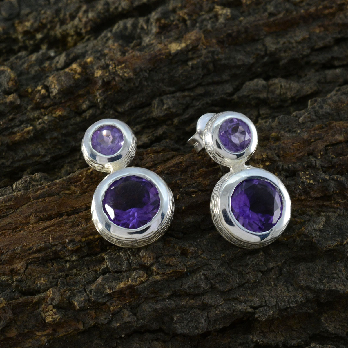 Amethyst-Egyptian-Clara-Toi-et-Moi-Stud-Purple-Sterling-Silver-Earring